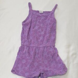 Gap Kids Purple Floral Romper